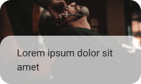 An image showing a text, on top of a white semi-transparent layer with an image as a background.